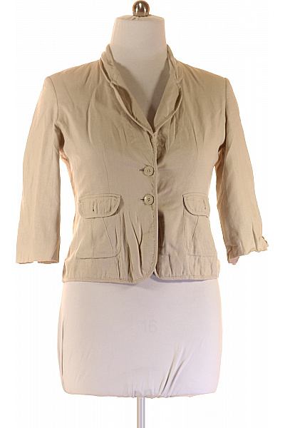 Dámské Sako Lněné Béžové F&F Vel. 44 | F&F | obrázek 2