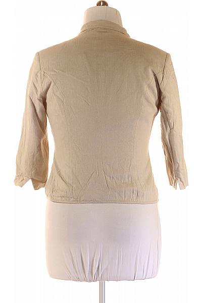 Dámské Sako Lněné Béžové F&F Vel. 44 | F&F | obrázek 3