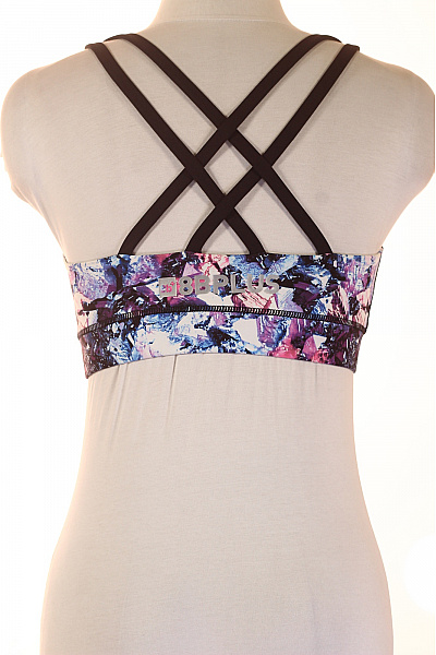 Dámská sportovní podprsenka barevná vzorovaná polyesterová Vel. xs | Unimoda | obrázek 3