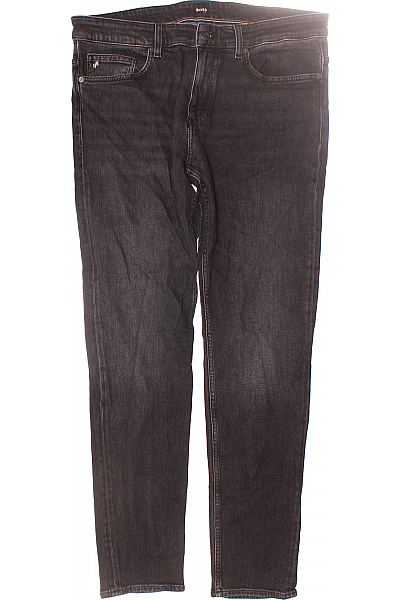 Hugo Boss Pánské Rovné Džíny Černé Vel. 34