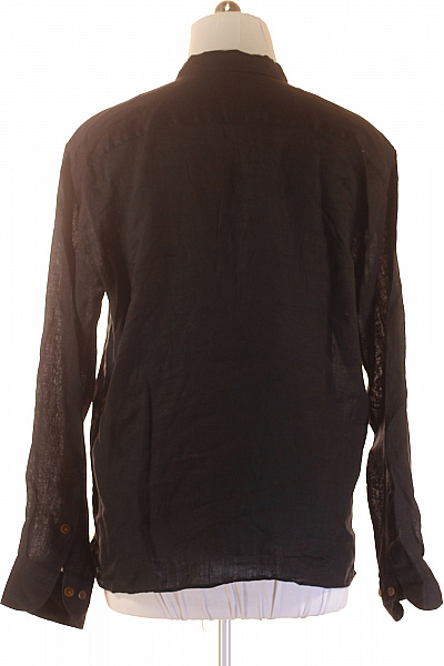 DU4 Pánská Košile Jednobarevná Černá Vel. XXL | DU4 | obrázek 3