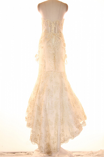 Svatební šaty  Šaty Bílé Vel. 44 | MADE IN ITALY | obrázek 2