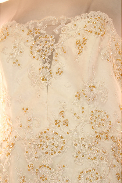 Svatební šaty  Šaty Bílé Vel. 44 | MADE IN ITALY | obrázek 5