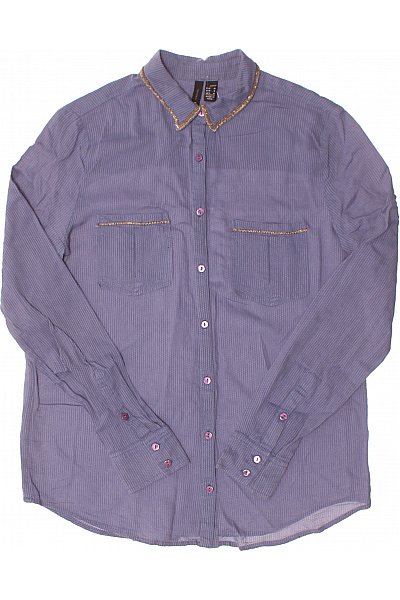 MANGO Dámská Košile Modrá Second hand Vel. M | MANGO | obrázek 2