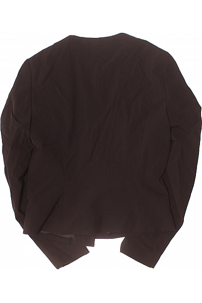 MANGO Černý Polyamidový Blejzr Bez Límce Elegantní Moderní Bez Zapínání Velikost 40 | MANGO | obrázek 3