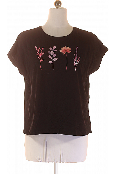 Dámské Tričko s Potiskem Černé Vel. M