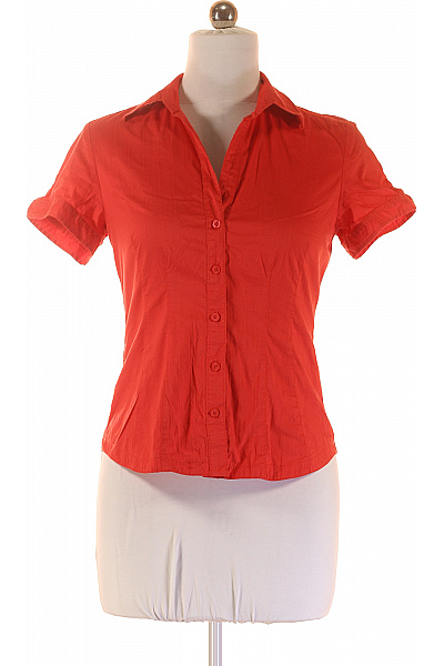 S.OLIVER Společenská Dámská Košile Oranžová Vel. 38