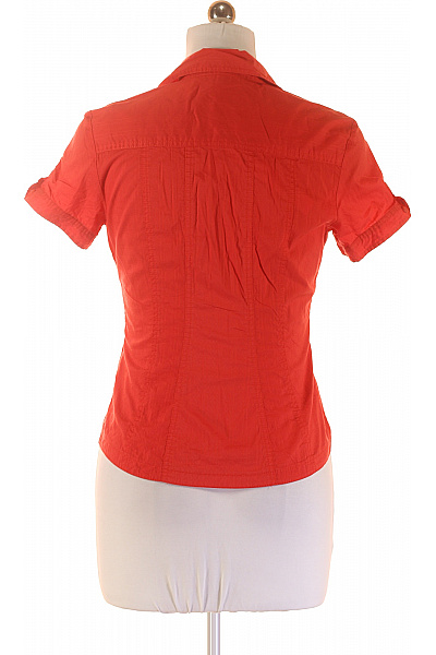 S.OLIVER Společenská Dámská Košile Oranžová Vel. 38