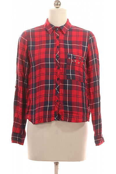 Dámská Košile Červená ZARA Vel. S | ZARA | obrázek 2