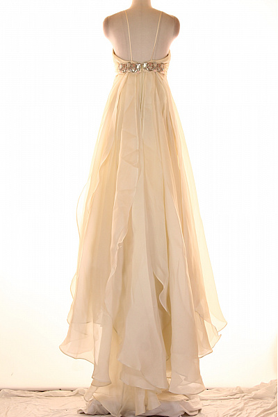 Šaty Hedvábné Bílé Vel. 44 | Unimoda | obrázek 2