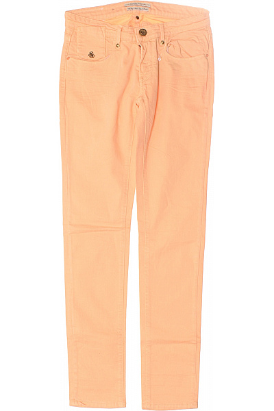 Dámské Kalhoty Oranžové Second Hand Vel. 26/32