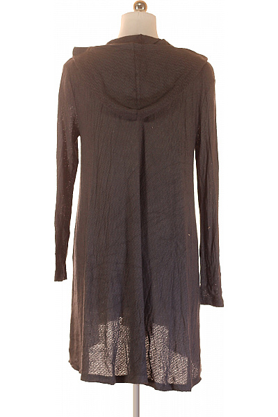 Abercrombie&Fitch Dámský viskózový kardigan dlouhý volný s kapucí tmavě hnědý Vel. ONESIZE | Abercrombie&Fitch | obrázek 2