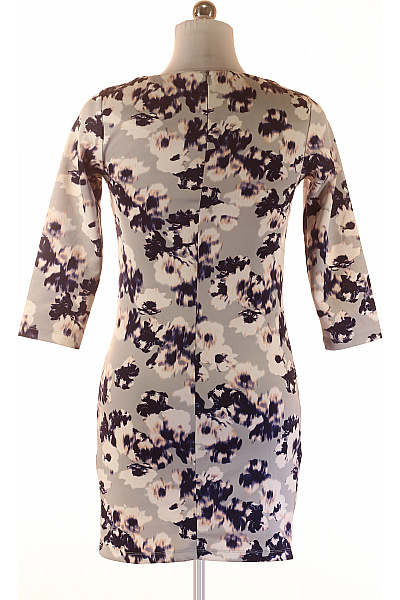 Mohito Dámské pouzdrové šaty s 3/4 rukávem květované šedé Velikost m | Mohito | obrázek 2