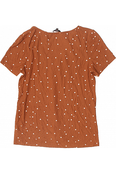 Next Dámské hnědé tričko s krátkým rukávem a bílým potiskem Vel. 40 | Next | obrázek 3