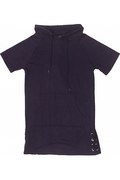  Mikinové Šaty Modré GATE Vel. M