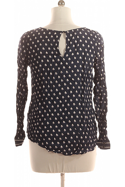 Kaffe Vzorovaná  Halenka Modrá Vel. 40 | Kaffe | obrázek 3