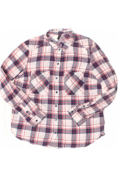 Kostkovaná Dámská Košile Barevná Vel. 40 | HM  | obrázek 2