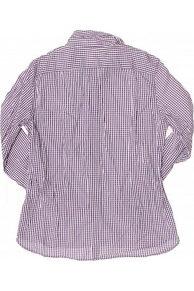 JOOP! Dámská fialovo-bílá kostkovaná košile s dlouhým rukávem ležérní Vel. 42 | JOOP! | obrázek 3