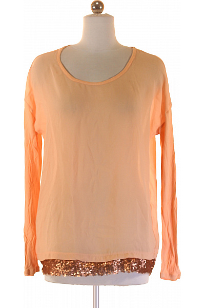 MANGO Halenka Oranžová Second hand Vel. S | MANGO | obrázek 2