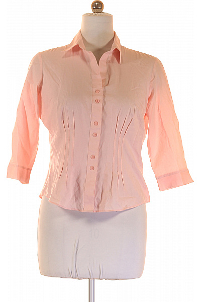 Marks & Spencer Dámská polyesterová růžová košile elegantní vypasovaná 3/4 rukáv Velikost 14 | Marks & Spencer | obrázek 2