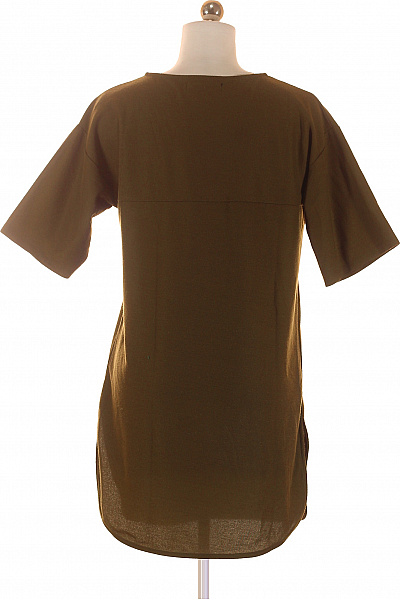 GATE Jednoduché Dámské Tričko Khaki Vel. S | GATE | obrázek 3