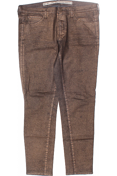 Dámské Kalhoty Rovné Zlaté VANILIA Vel. 38