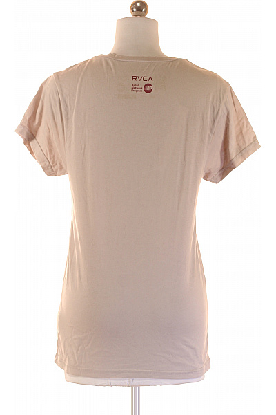 RVCA Dámské Tričko s Potiskem Šedé Second hand Vel. XS | RVCA | obrázek 3
