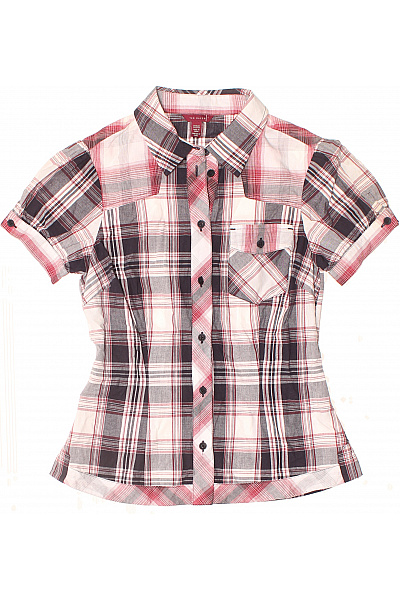 ted baker Dámská kostkovaná košile krátký rukáv vypasovaná ležérní Velikost XS | ted baker | obrázek 2