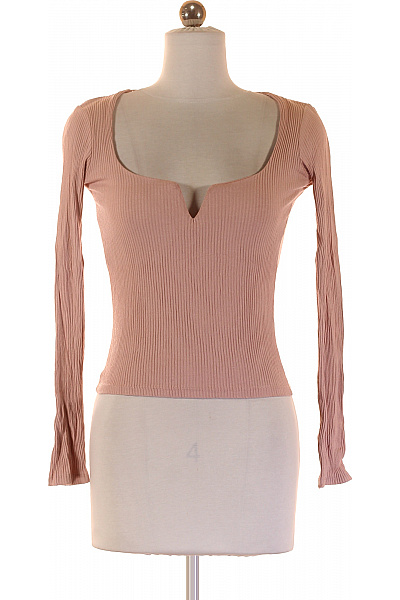 Dámské Tričko Růžové Bershka Vel. XS | Bershka | obrázek 2