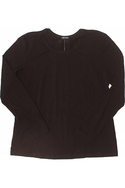 GERRY WEBER Dámské tričko s dlouhým rukávem černé jednobarevné basic Velikost DE 42 | GERRY WEBER | obrázek 2