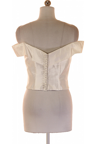 Společenská  Halenka Bílá Vel. 36 | Unimoda | obrázek 3