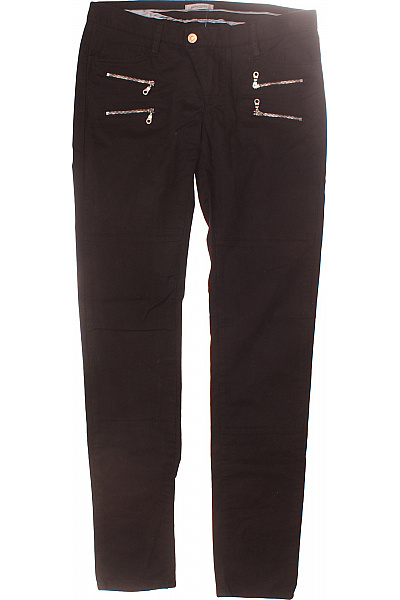 Dámské Chino Kalhoty Černé HUNKYDORY Vel. M