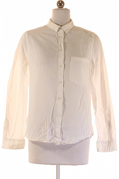 MANGO Společenská Dámská Košile Bílá Second hand Vel. S | MANGO | obrázek 2