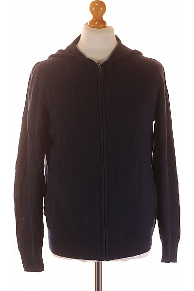 Pánský Svetr Kašmírový Modrý Vel. M