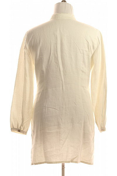 Letní Dámská Košile Lněná Bílá InWear Second hand Vel. XL | InWear | obrázek 3