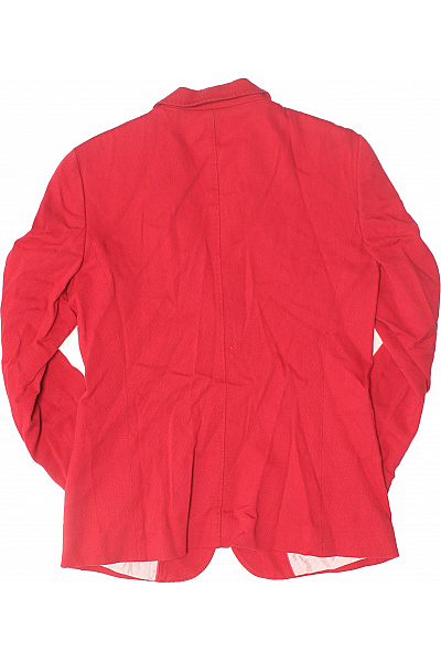 massimo dutti Červený dámský blejzr vypasované jednořadé elegantní na běžné nošení Vel. EU 38 | massimo dutti | obrázek 3