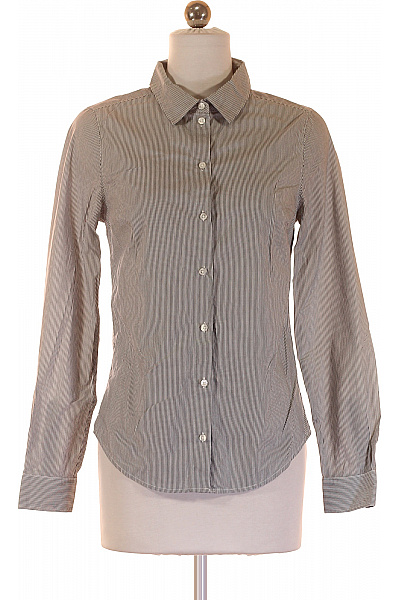 SELECTED Vzorovaná Dámská Košile Černobílá Second hand Vel. 34 | SELECTED | obrázek 2