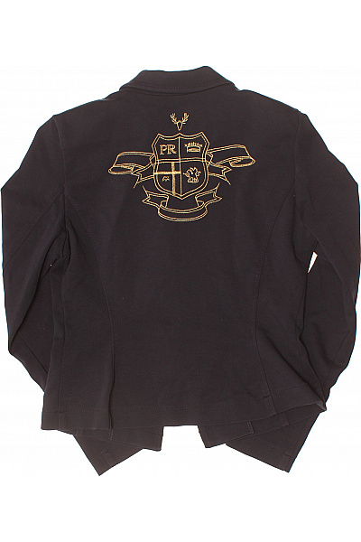 PROMISS Dámský černý vypasovaný blejzr s nášivkou a zlatými knoflíky Velikost 38 | PROMISS | obrázek 3