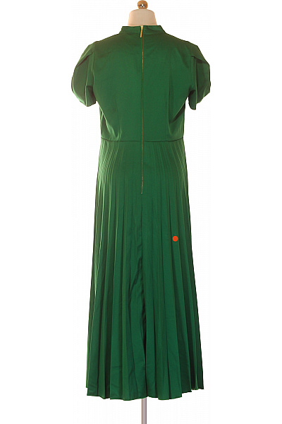 Closet Zelené společenské šaty s krátkým rukávem a plisovanou sukní Velikost m | Closet | obrázek 2
