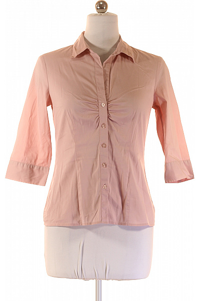 s.OLIVER Dámská růžová košile vypasovaná elegantní business 3/4 rukáv Vel. DE 38 | s.OLIVER | obrázek 2