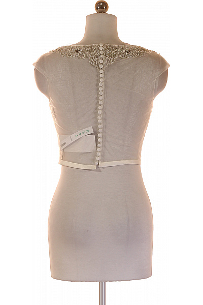 Společenská  Halenka Bílá | Unimoda | obrázek 3