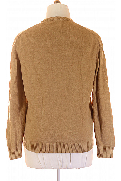 Pánský Svetr Vlněný Hnědý LACOSTE Second hand Vel. XL | LACOSTE | obrázek 2