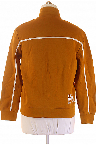 ARMANI Pánská Mikina Na Zip Oranžová Vel. L | ARMANI | obrázek 3