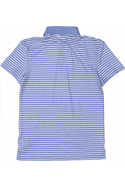 Ralph Lauren Pánské Tričko s Límečkem Modré Second hand Vel. S | Ralph Lauren | obrázek 2