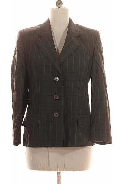 Dámské Sako Vlněné Zelené BASLER Second hand Vel. 40 | BASLER | obrázek 2