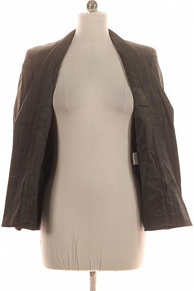 Dámské Sako Vlněné Zelené BASLER Second hand Vel. 40 | BASLER | obrázek 4