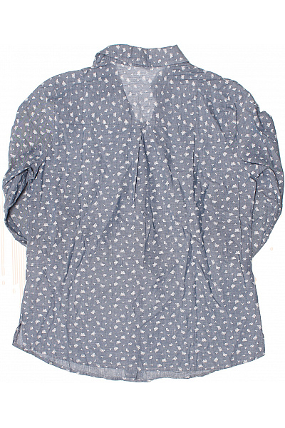 Vzorovaná Dámská Košile Modrá Vel. 38 | Unimoda | obrázek 3