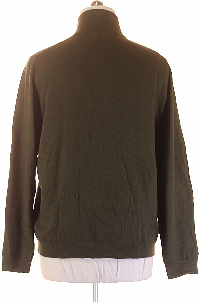 Pánský Svetr Meriný Zelený | LAWRENCE GREY | obrázek 2