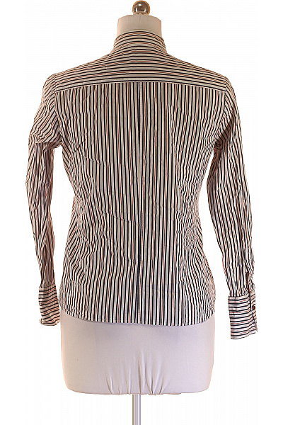 ETERNA Dámská bavlněná košile s dlouhým rukávem slim fit pruhovaná elegantní Velikost 38 | ETERNA | obrázek 3