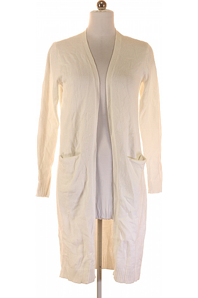 VILA Dámský Cardigan Bílý Second Hand Vel. M